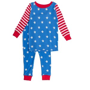 RuggedButts SoftSnooze Toddler Boys Long Sleeve Pajama Set - 1 of 4