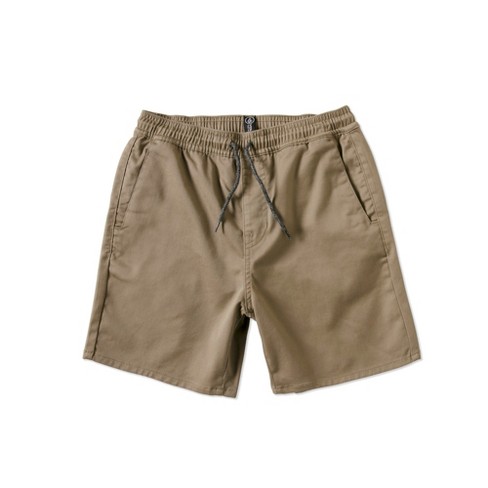 Volcom Boys Elastic Shorts, Khaki - L : Target