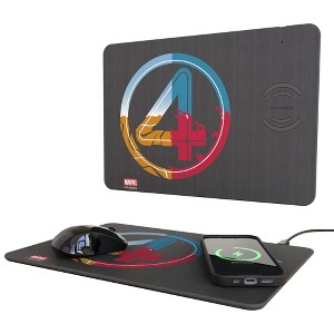 Marvel Fantastic 4 Badge 15-Watt Wireless Charger and Mouse Pad - 1 of 3