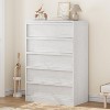 5 Drawer Dresser for Bedroom, Large Drawers Storage, Wooden Dresser Organizer, Upright Chest of Drawers, Multi-Drawer Chest, for Living Room - 3 of 4