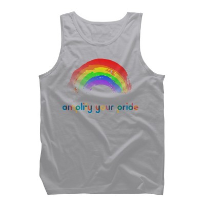 Adult Design By Humans Amplify Your Pride Rainbow By RhintoPow Tank Top