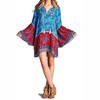 Women's Paisley Bell Sleeve Dress - Velzera - 2 of 4