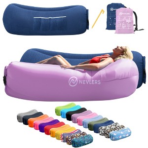 Nevlers Tear-Resistant Inflatable Loungers - Pack of 2 - 1 of 4