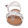 bebe Girls' Sandals - Comfy Open Toe Dress Sandals, Fancy and Sparkly Sandals for Little Girls and Big Girls - 4 of 4