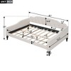 PAGED Full Size Upholstered Daybed Modern Tufted Bed Wooden Bed Frame for Bedroom and Living Room - 4 of 4