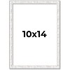PosterPalooza | Photo Size Textured White Picture Frame - UV Acrylic, Foam Board Backing, Hanging Hardware - 2 of 4