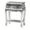 Baxton Studio Harriet Classic and Traditional Silver Finished Wood 1-Drawer End Table - 2 of 4