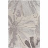 Hauteloom Ilfeld Athena Gray Floral Wool Rug - 3 of 4
