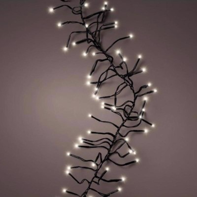 Celebrations Gold LED Rice Compact Warm White 250 ct String Christmas Lights 20.5 ft.