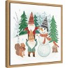 Amanti Art Woodland Gnomes IV by Mary Urban Canvas Wall Art Print Framed 16 x 16-in. - 3 of 4