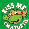 Teenage Mutant Ninja Turtle St. Patrick's Day Kiss Me Adult T Shirt, Kelly Green - 2 of 4