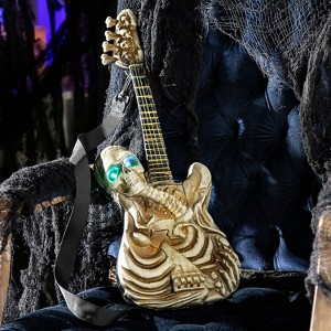 Morris Costumes 1.9 ft Ukulele-Shaped Plastic Skeleton - Off-White - 1 of 2