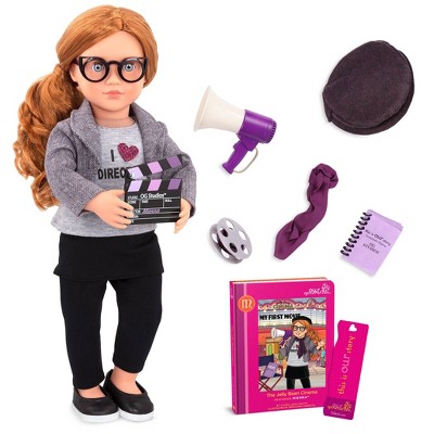 Our Generation Mienna with Storybook & Accessories 18" Movie Director Doll