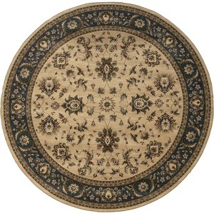 Oriental Weavers Ariana 311Z3 Ivory/ Blue Indoor Area Rug - 6' Round - 1 of 1