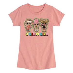 Girls' - LOL Surprise! - U Glow Girl Fitted Short Sleeve Graphic T-Shirt - 1 of 4
