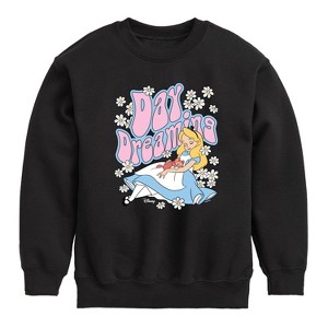 Boys' - Disney - Alice In Wonderland Graphic Long Sleeve Fleece Sweatshirt - 1 of 4