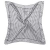 Allegra K Women's Floral Leopard Polka Dots Striped Print Square Kerchief Neck Scarf Shawl - 3 of 4