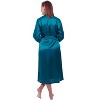 ADR Women's Lightweight Satin Robe, Long - 2 of 4