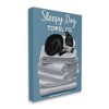 Stupell Industries Sleepy Dog Towel Co. Adorable Boston Terrier Bathroom - 3 of 4