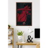 Trends International NBA Miami Heat - Logo 25 Framed Wall Poster Prints - 2 of 4