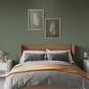 Sullivans Stylish Fern Wall Prints Set of 2 16.5"H, Gray - 3 of 4