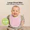 KeaBabies 8pk Organic Baby Bibs for Boy, Baby Drool Bib for Baby Boys and Girls, Newborn Teething Bibs - 2 of 4