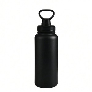 BABYYER A 1000ml Water Bottle Or Cup Comes In A Variety Of Colors. The Vacuum Insulated Hot Cooler With A Handle Is Perfect For Outdoor Activities - 1 of 4