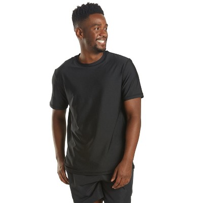 Мужская рубашка для плавания S/S UPF 50+ Relax Fit, черная
