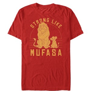 Men's Lion King Strong Like Father Mufasa T-Shirt - 1 of 4