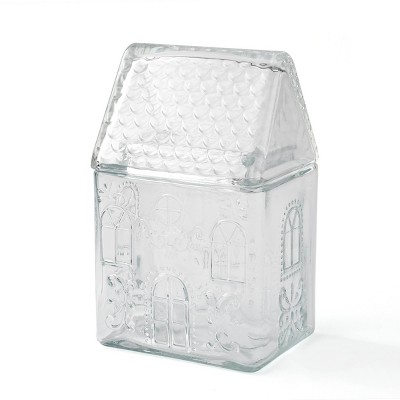Image of Glass Cookie Jar House - Bullseye's Playground™