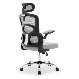 Ergonomic Office Chair,High Back Mesh Desk Chair with Adjustable Headrest,Swivel Computer Gaming Task Chair with Rolling Wheels for Home,Office - 1 of 4