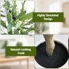 Artificial Olive Tree with Fruits in Pot - Realistic Faux Olive Plant with Lifelike Leaves for Indoor & Outdoor,  Fake Tree for Home, Office Decor - 2 of 4