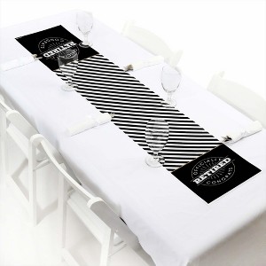 Big Dot of Happiness Happy Retirement - Petite Retirement Party Paper Table Runner - 12 x 60 inches - 1 of 4