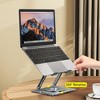 Scarlet Scope Stable 360¡ Rotating Carbon Steel Laptop Stand Black Full Size - 3 of 4