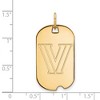 Black Bow Jewelry 10k Yellow Gold Villanova Wildcats NCAA Pendant - 2 of 3