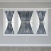 Kate Aurora Plaid Country Farmhouse French Door Curtain Panel With Matching Tieback - 3 of 4