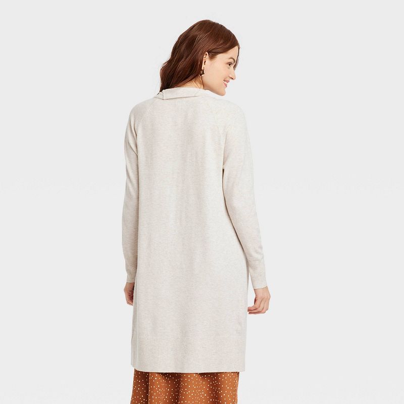 Women's Long Layering Duster Cardigan - A New Day™, 3 of 11