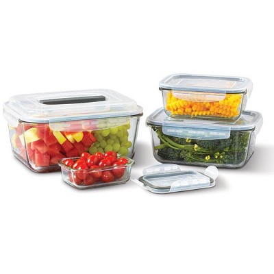 Mason Craft & More Set of 4 Food Storage Containers with Lids