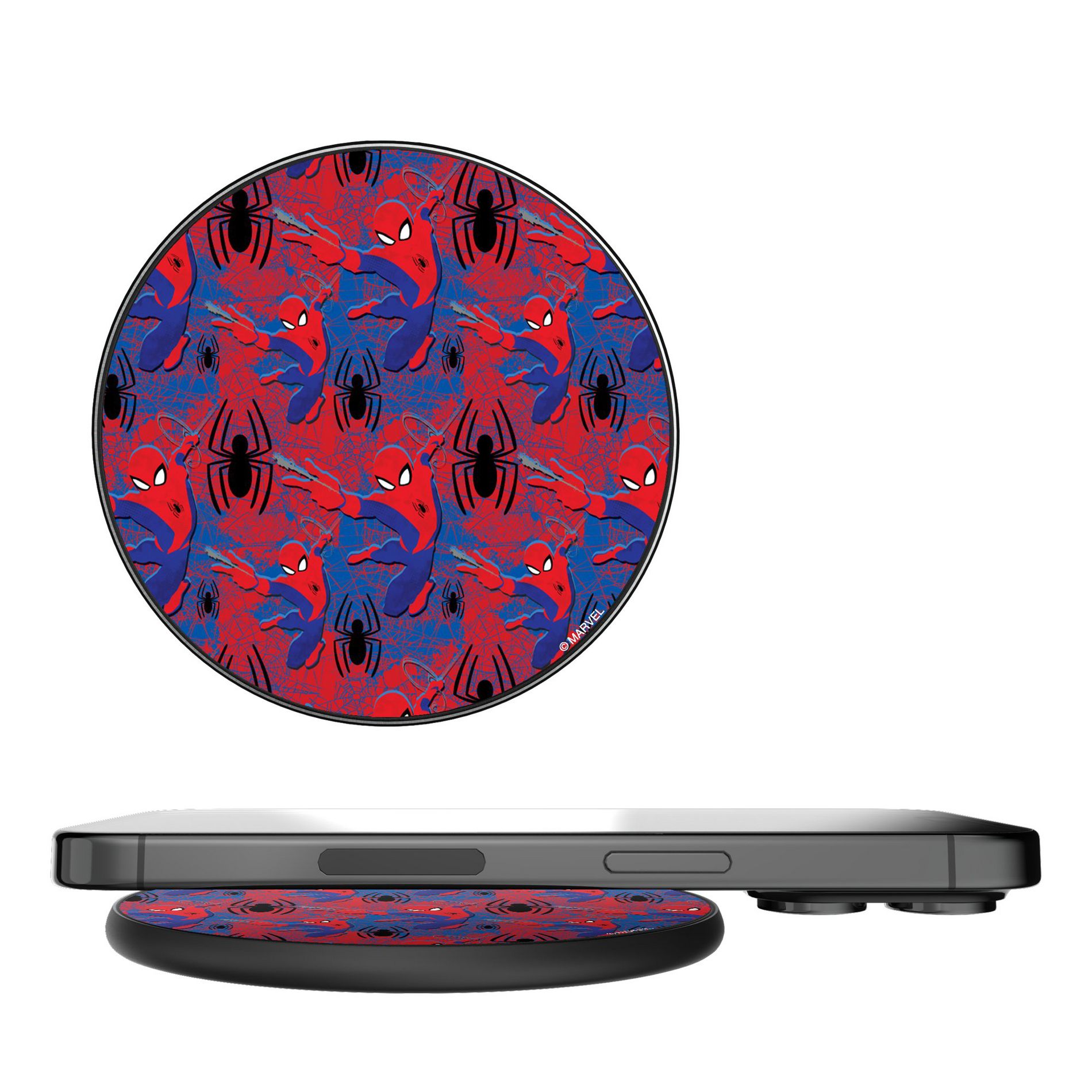 Marvel Spider-Man Pattern 15-Watt Wireless Charger