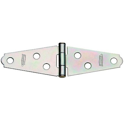 National Hardware 2 in. L Zinc-Plated Light Strap Hinge 1 pk