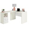 NicBex L-Shaped Desk Modern Multifunctional Gaming Desk with Drawer, Natural Woodgrain Finish for Office, Study - 3 of 4