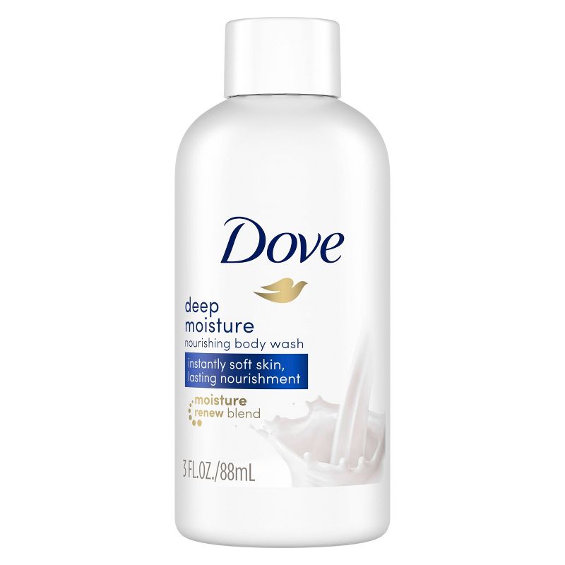Dove Beauty Deep Moisture Nourishing Body Wash Soap for Dry Skin - Trial Size - 3 fl oz, 3 of 11
