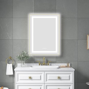 Sapphtopaz Bathroom Wall Mirror,Vanity Mirror with Metal Frame, Wall Mounted Bathroom Mirrors Anti-Fog for Over Sink,Bedroom,Entryway,Living Room - 1 of 4