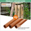 Unique Bargains Bamboo Wood Outdoor Decorations Wind Chimes 24 Inch Retro Color 1 Pc - 3 of 4