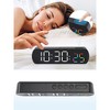REGALWOVEN Dimmable LED Alarm Clock, 3-Level Brightness 6.5"L x 1.0"W x 1.8"H 1 Pc - 3 of 4