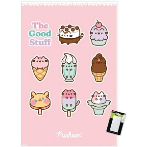 Trends International Pusheen: Ice Cream - The Good Stuff Grid Unframed Wall Poster Prints - 1 of 4
