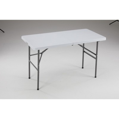 DOMETOUR Folding Table Outdoor Indoor Heavy Duty Portable Table with Carrying Handle for Camping Picnic Party