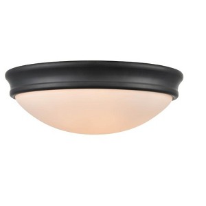 Millennium Lighting 2 - Light Flush Mount in  Matte Black - 1 of 1