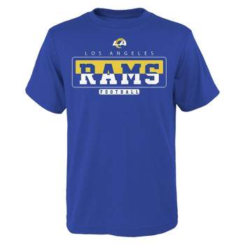 NFL Los Angeles Rams Boys' Short Sleeve Cotton T-Shirt