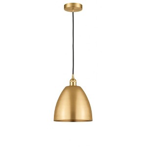 Edison Dome - 1 Light Cord Hung Mini Pendant In Industrial Style-12.88 Inches Tall and 9 Inches Wide - 1 of 1